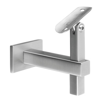 Konzole pro madlo, nastavitelná, Square Line, montáž na stěnu