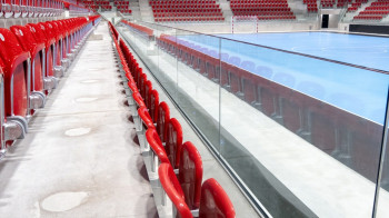 Easy Glass Max, základní profil, boční montáž, délka 2500 mm, hliník, kartáčovaný, eloxovaný