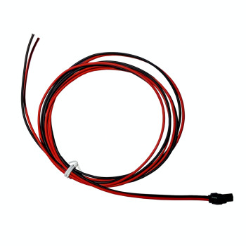 Připojovací kabel pro LED pásku, 48V, IP68, samice, černo/červená