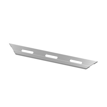Odtokový profil, Easy Glass Strong, horní montáž, hliník, kartáčovaný, eloxovaný